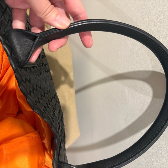 Bottega Veneta Black Cabat Woven Leather Tote Medium NEW WITH DUSTBAG - Picture 7 of 10